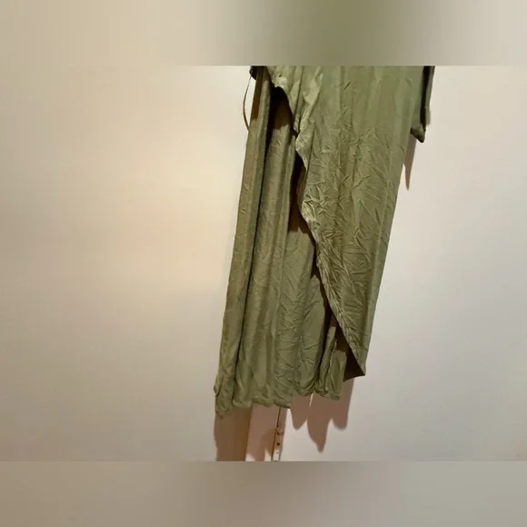 Diane Von Furstenberg Green Asymmetrical Sundress - Picture 7 of 9